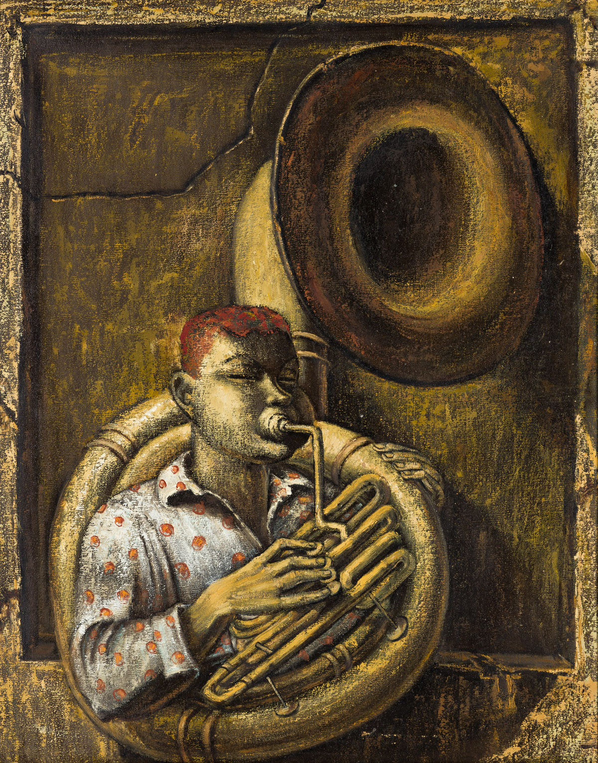 ALBERT PELS (1910-1998) Untitled, (Tuba Player).
